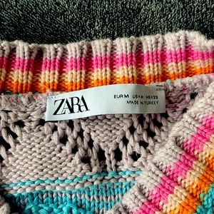 Zara Taino bow crochet top